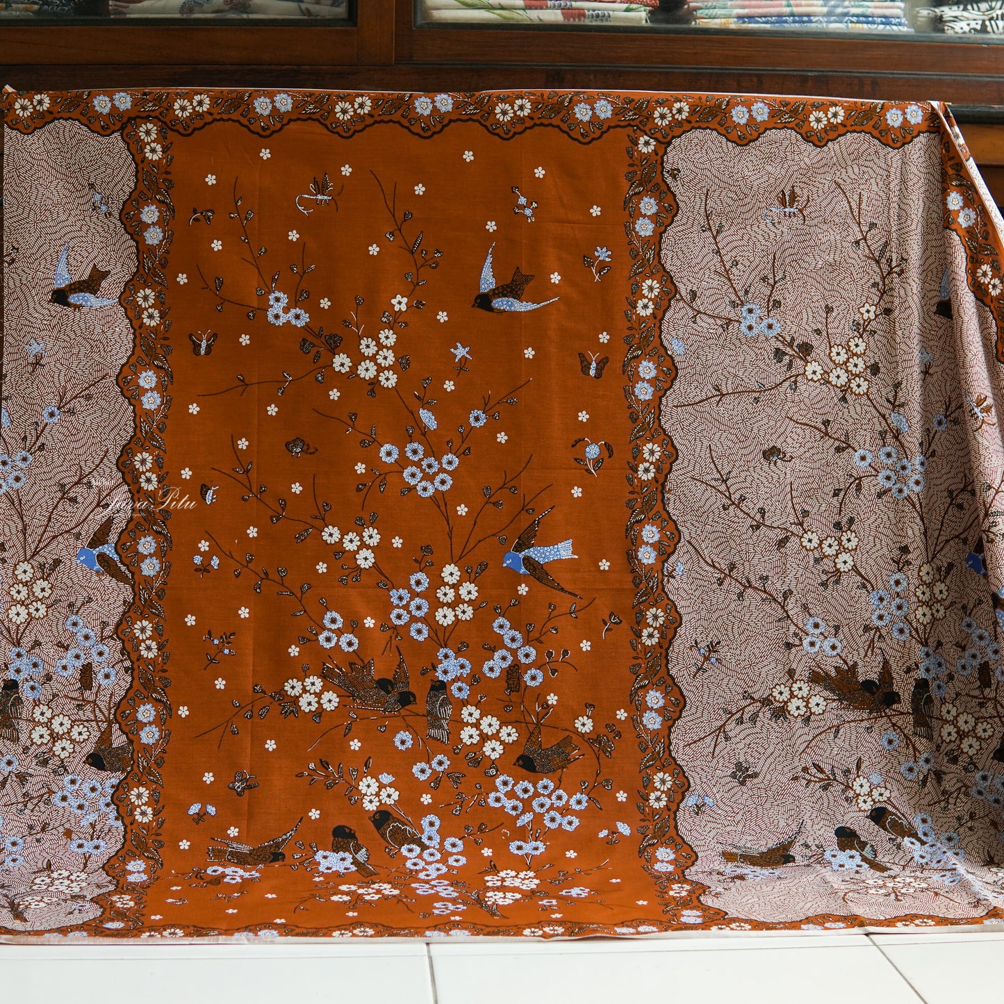 Batik Textile - J.Jans - CinnamonMocha