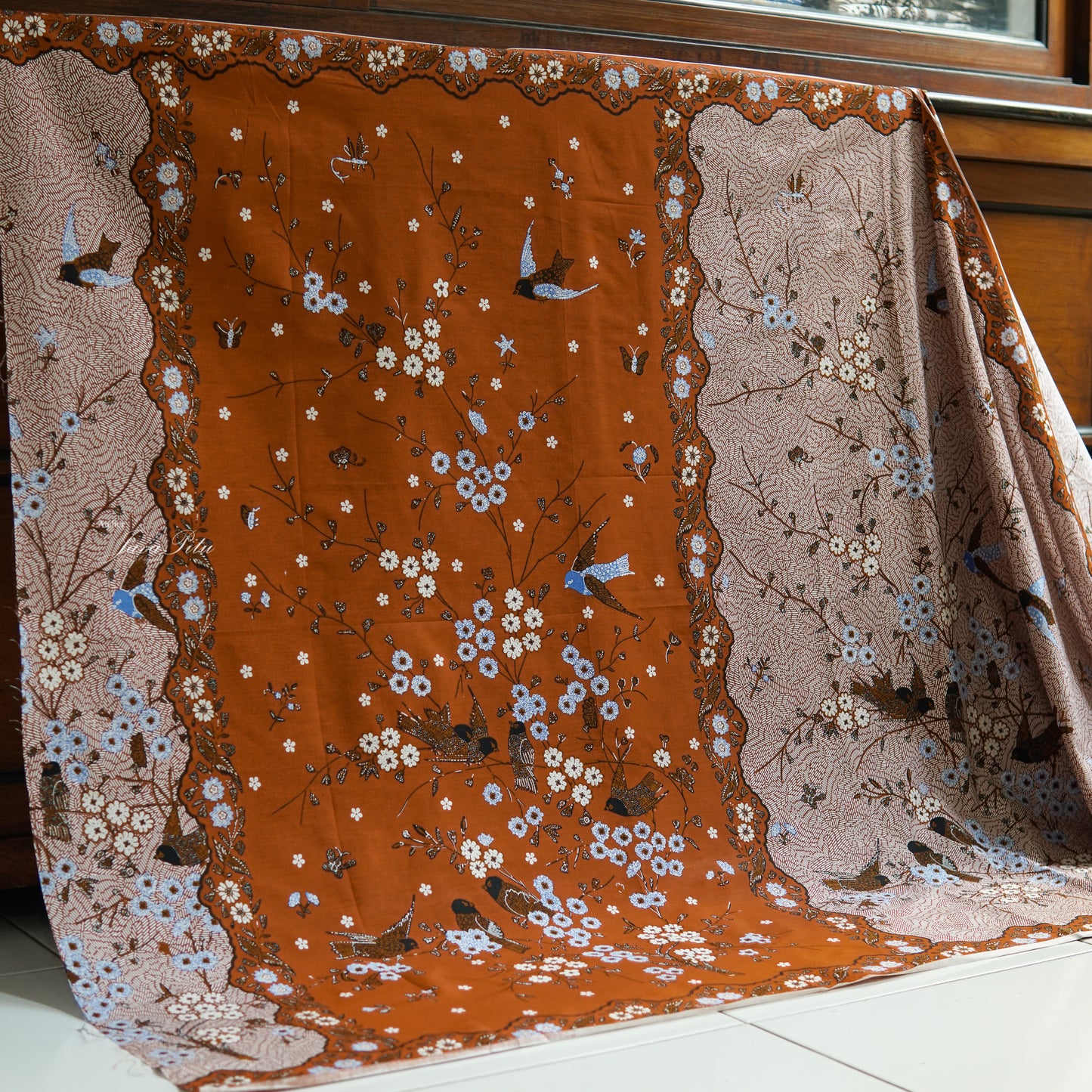 Batik Textile - J.Jans - OceanMist