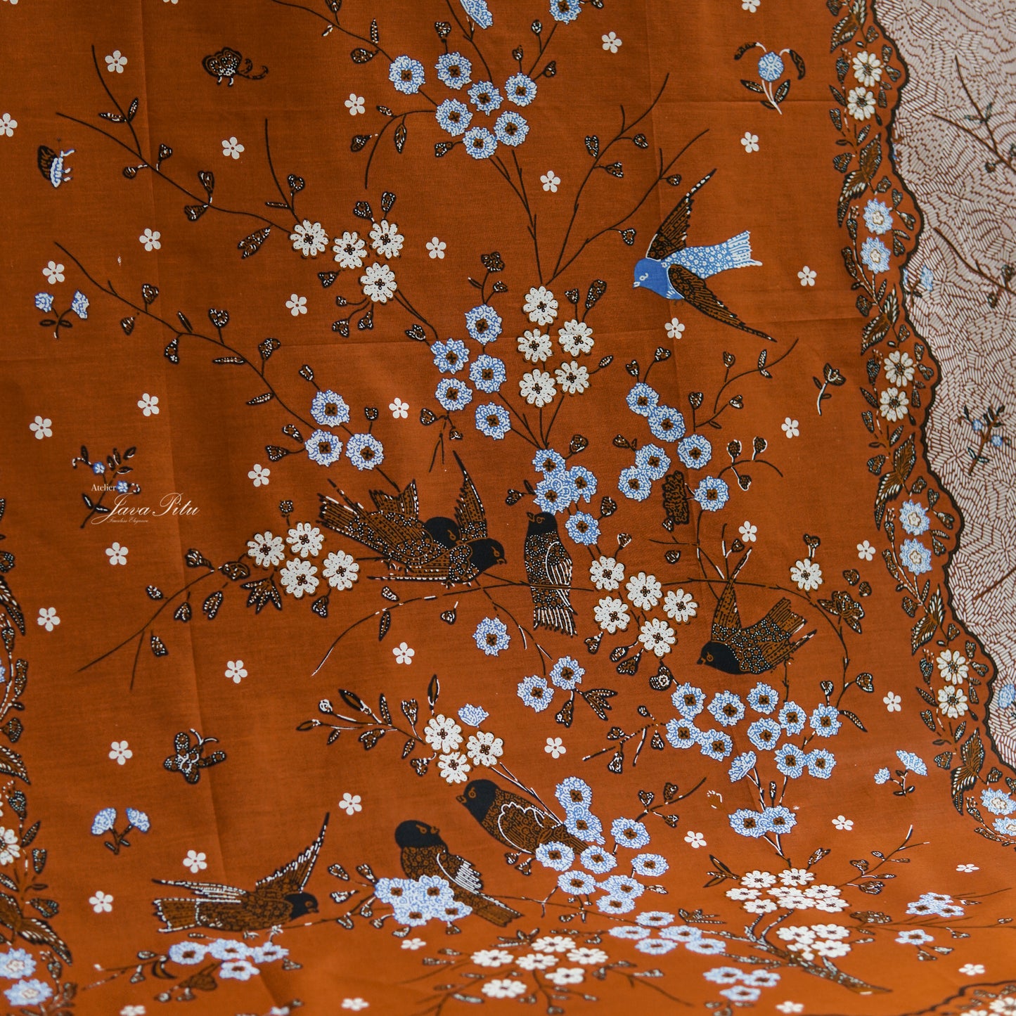 Batik Textile - J.Jans - CinnamonMocha