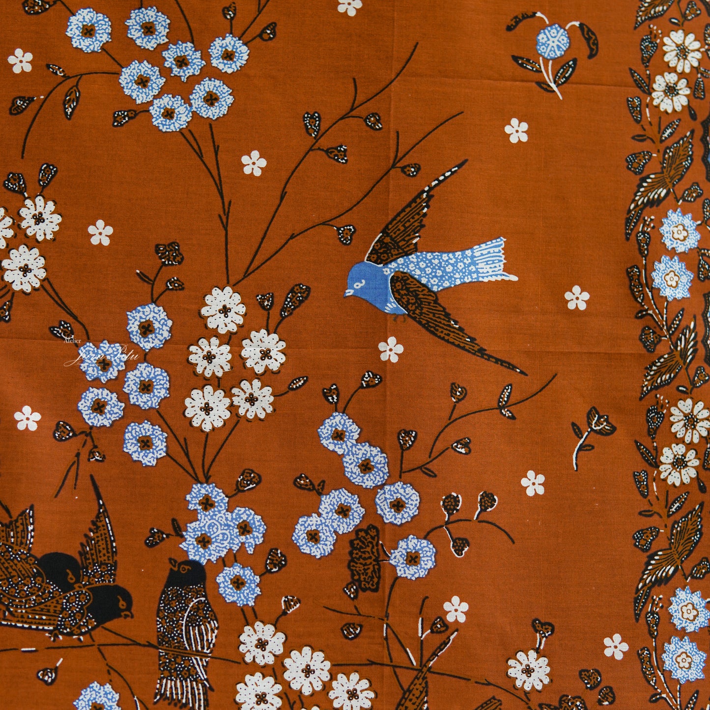 Batik Textile - J.Jans - CinnamonMocha