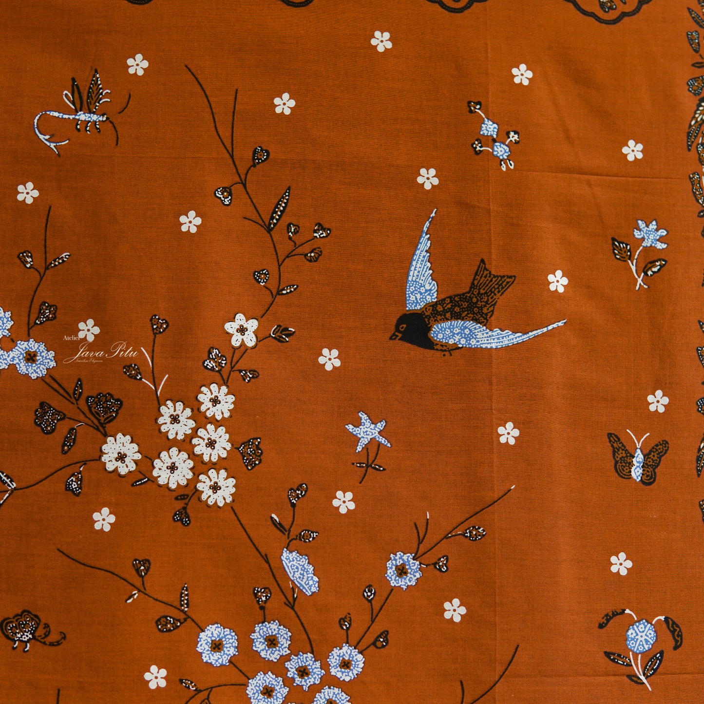 Batik Textile - J.Jans - CinnamonMocha