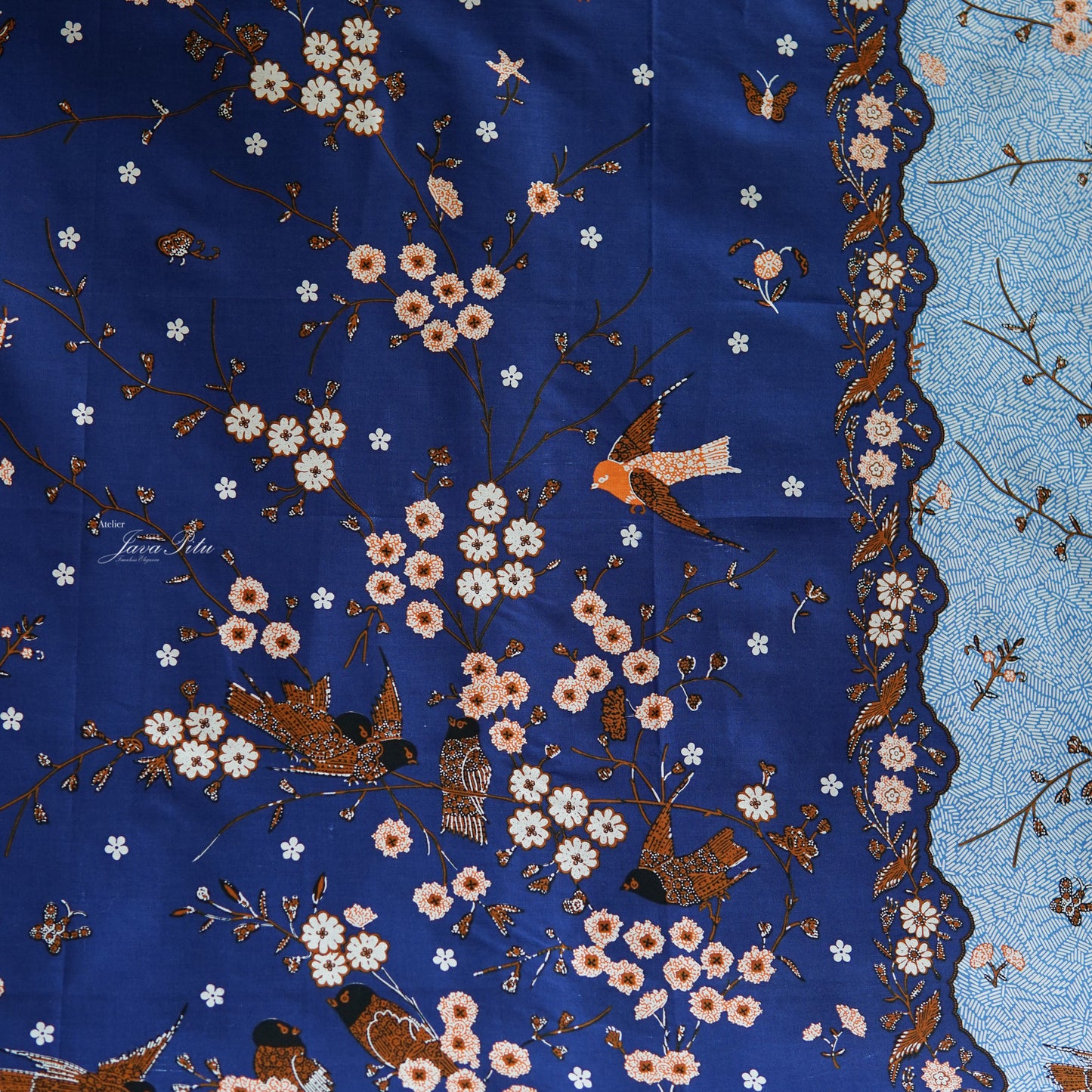 Batik Textile - J.Jans - OceanMist