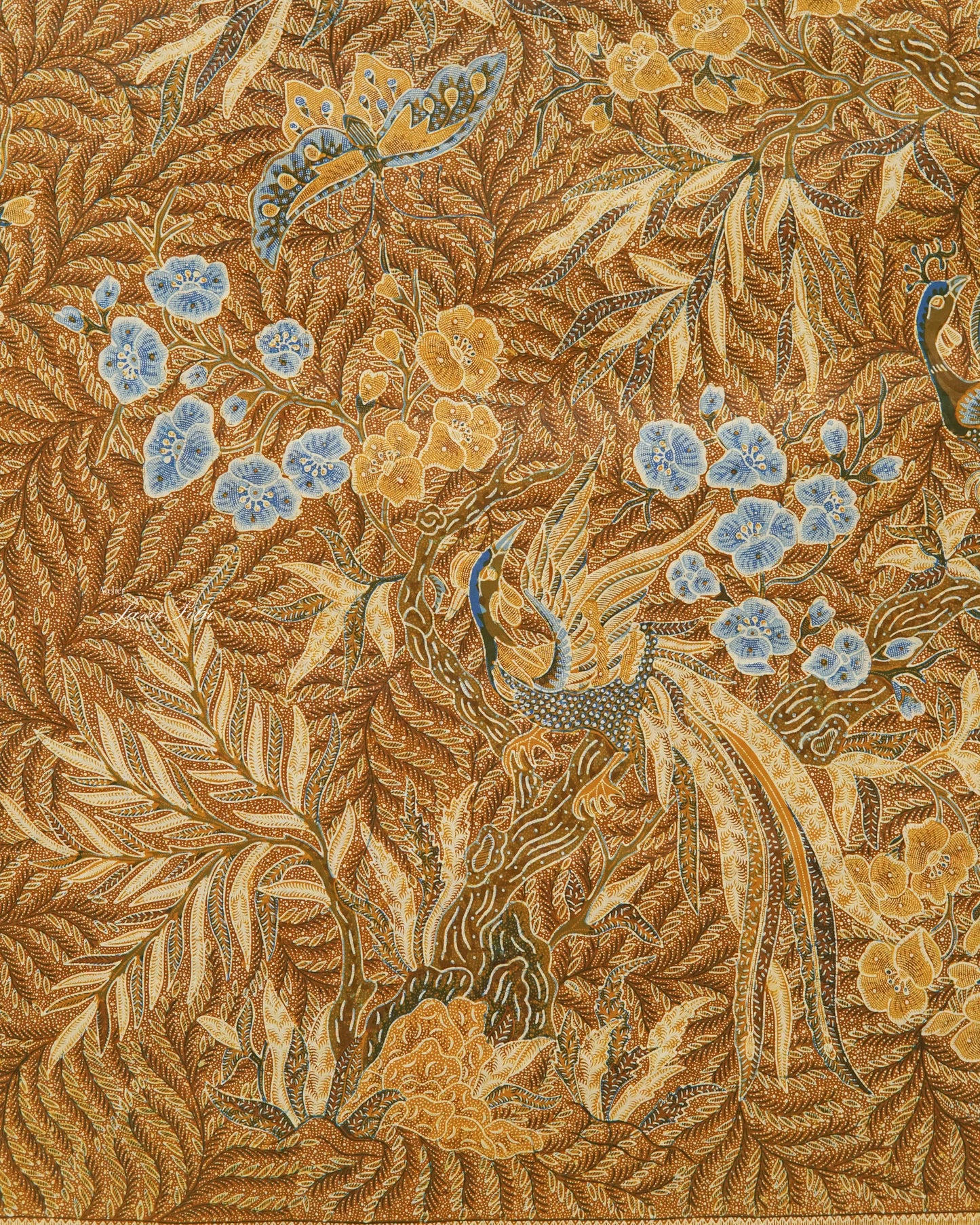 Batik Peranakan Phoenix Signed: Na Swan Hien | Category: Batik Peranakan | Motif: Phoenix | Kedungwuni, circa 1950s Technique: Batik Tulis