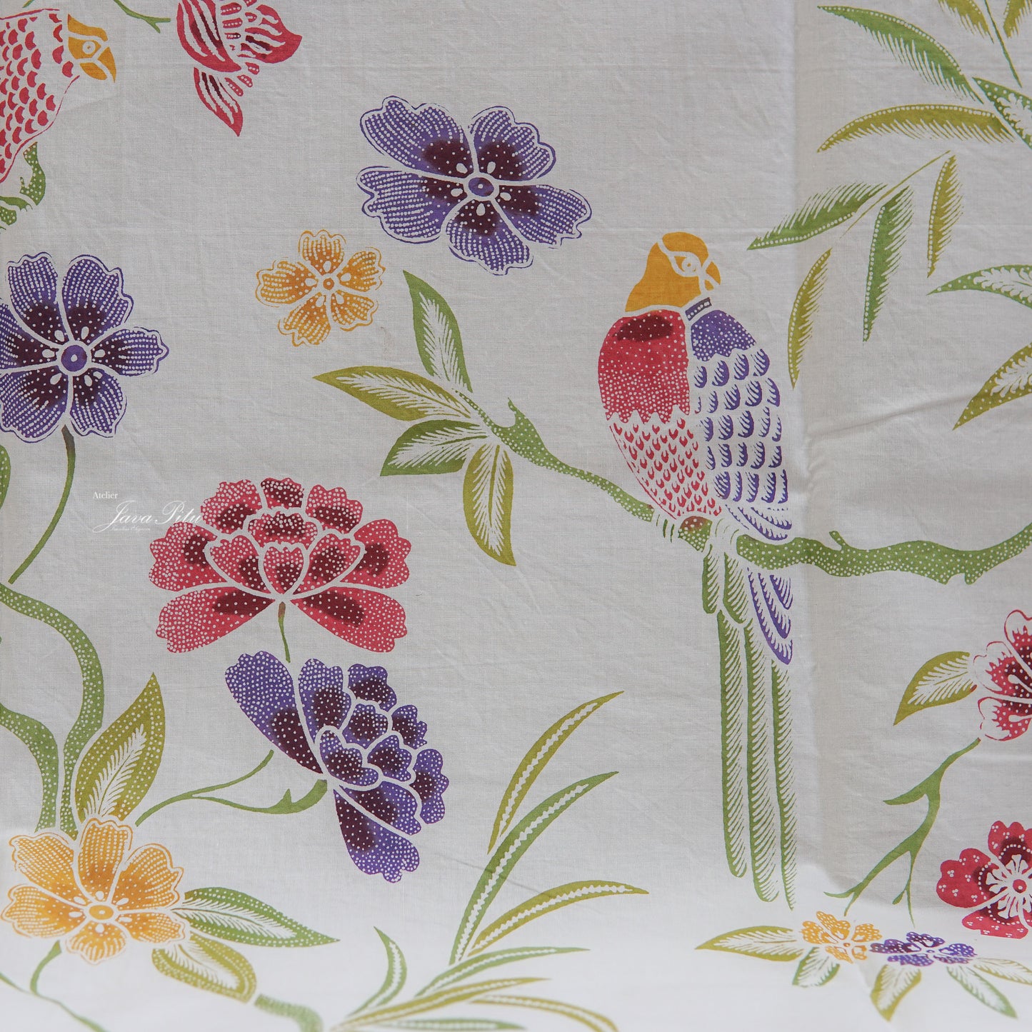 Javapitu - Batik Tulis Kombinasi - LoveBird - RedForest