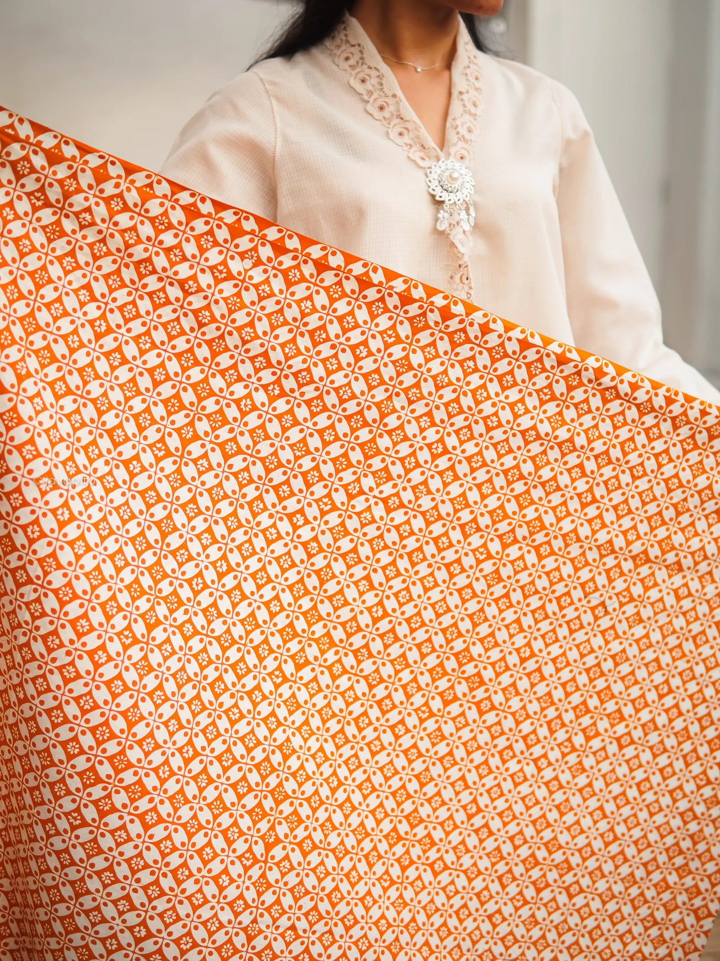 Batik Cap Tradisional - YellowKawungKentang - Javapitu