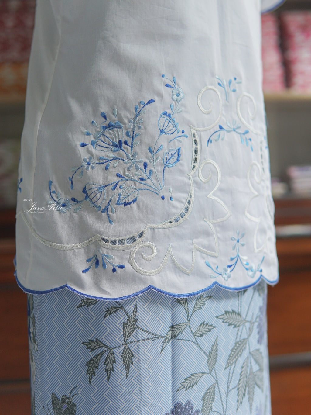 JavaPitu - Blouse Seraphina - Handmade Embroidery - 6425