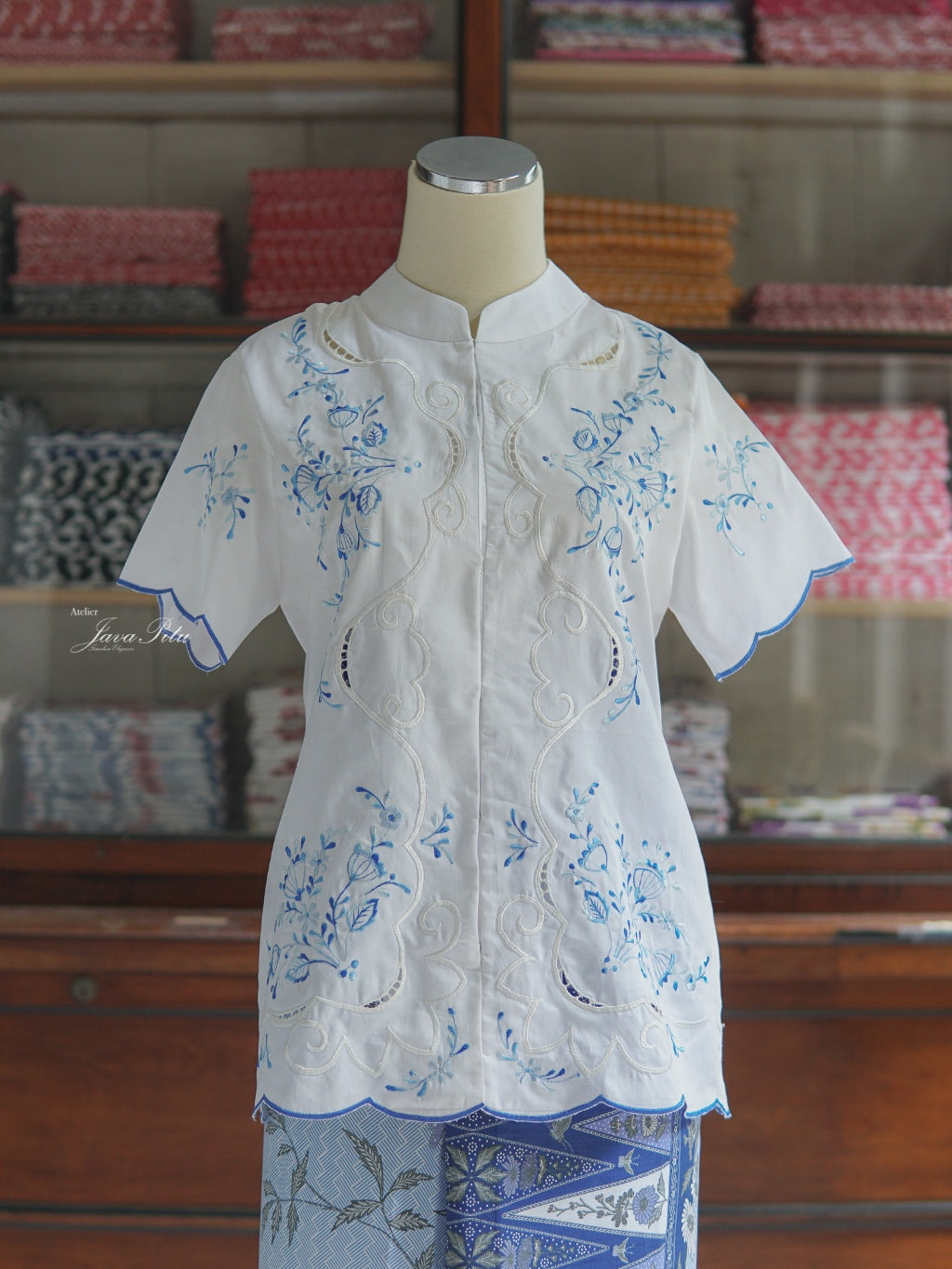 JavaPitu - Blouse Seraphina - Handmade Embroidery - 6425