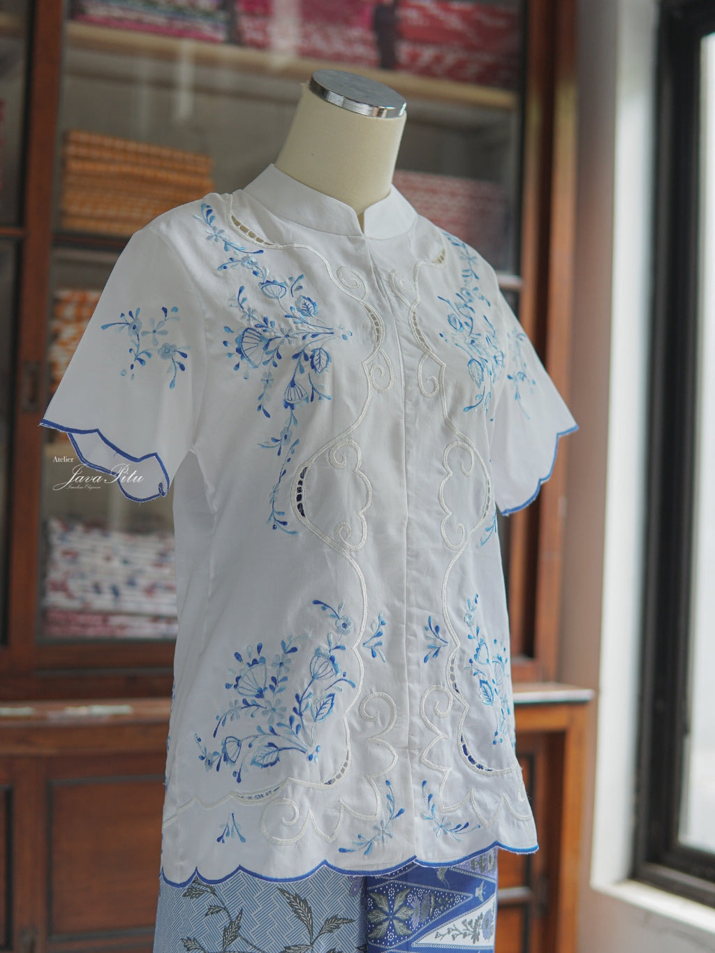 JavaPitu - Blouse Seraphina - Handmade Embroidery - 6425