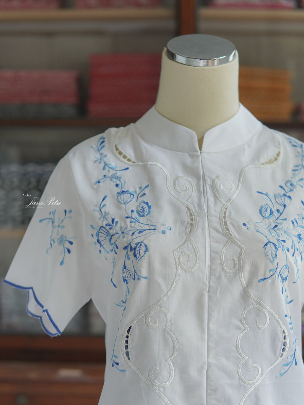 JavaPitu - Blouse Seraphina - Handmade Embroidery - 6425