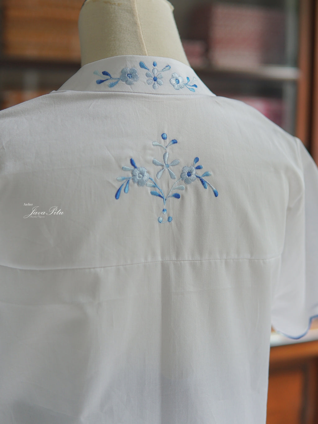 JavaPitu - Blouse Seraphina - Handmade Embroidery - 6425