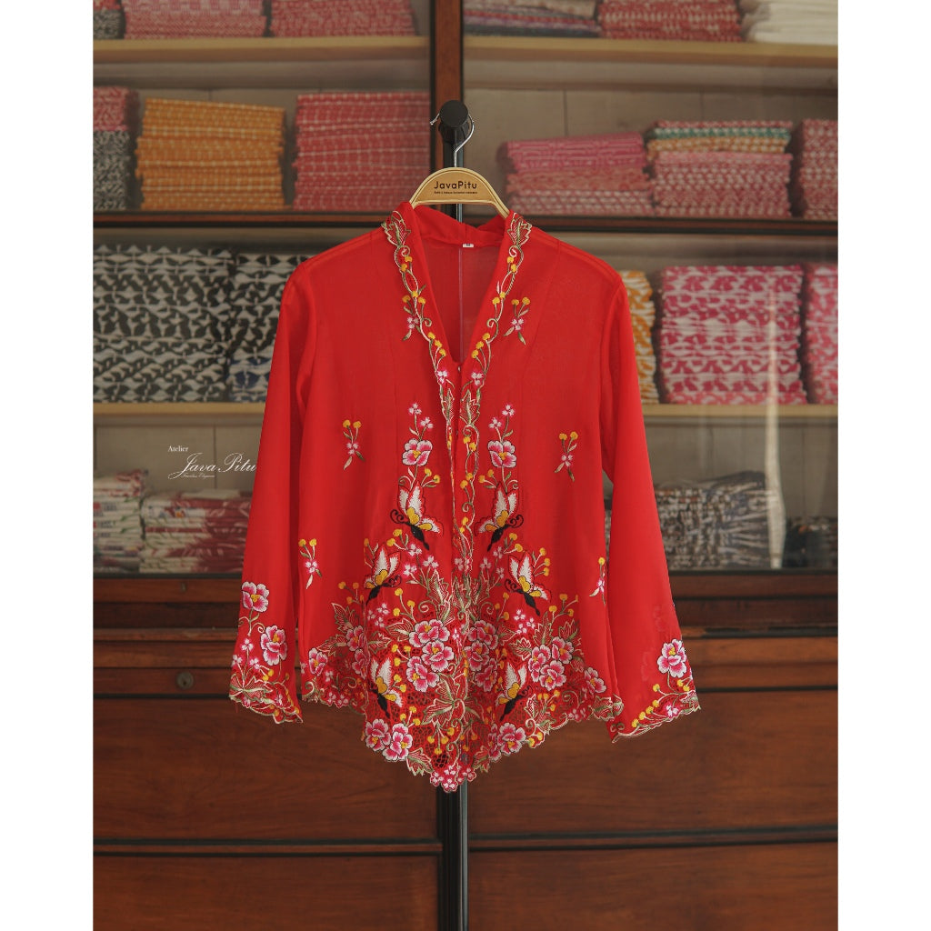 Kebaya Sam Pek Eng Tay - RED - JavaPitu