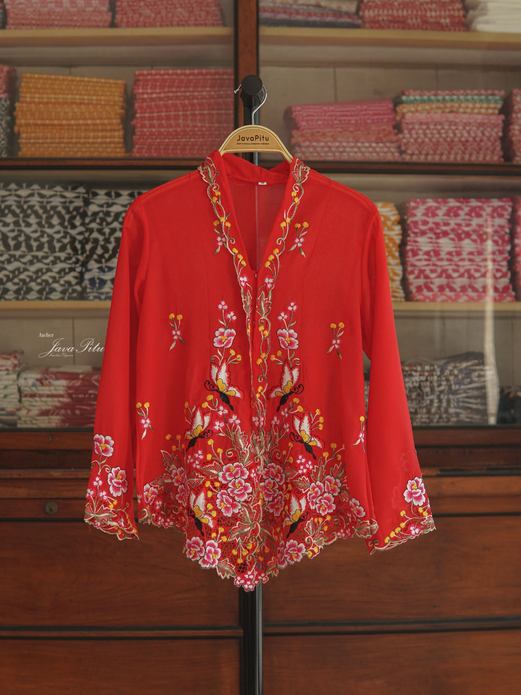 Kebaya Sam Pek Eng Tay - RED - JavaPitu