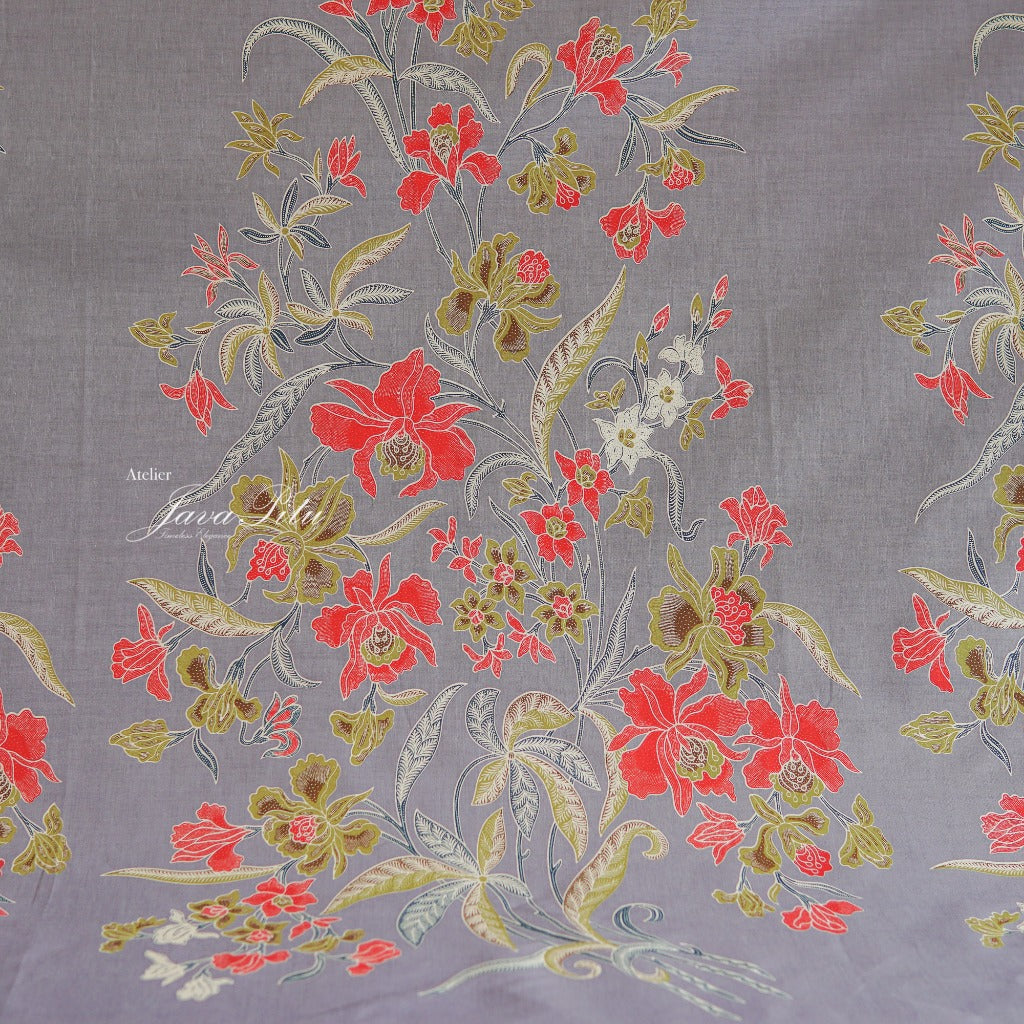 Batik Textile - Anggrek - AmethystMist
