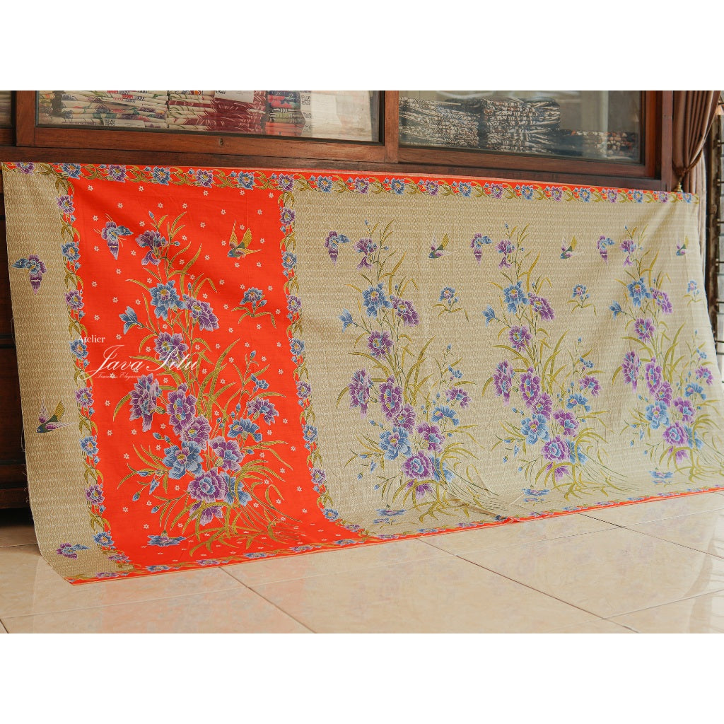 Batik Textile - Buket Limaran - AmberViolet
