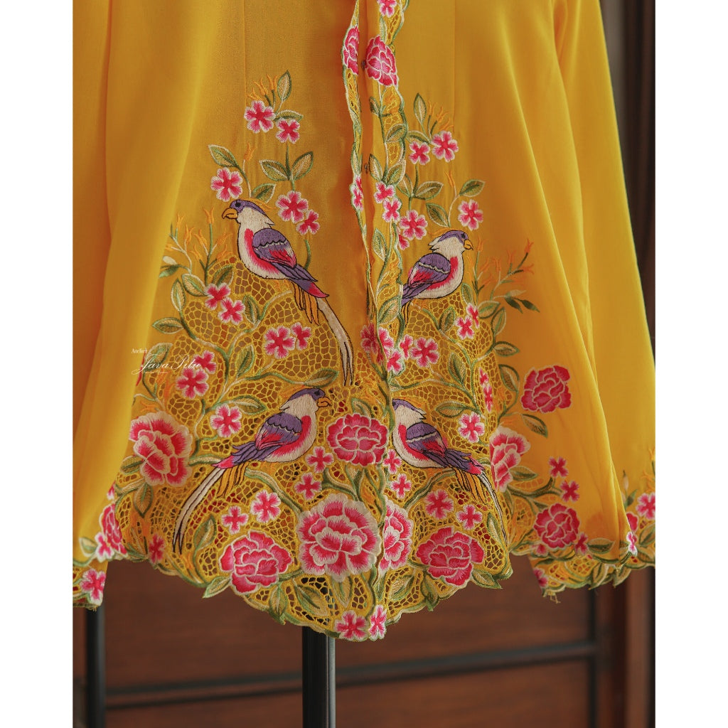 Kebaya Parrot Blue Feather - JavaPitu