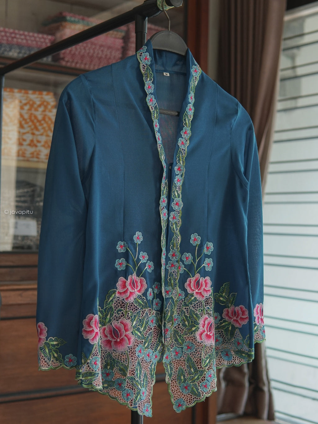 Kebaya Prussian Blue - JavaPitu
