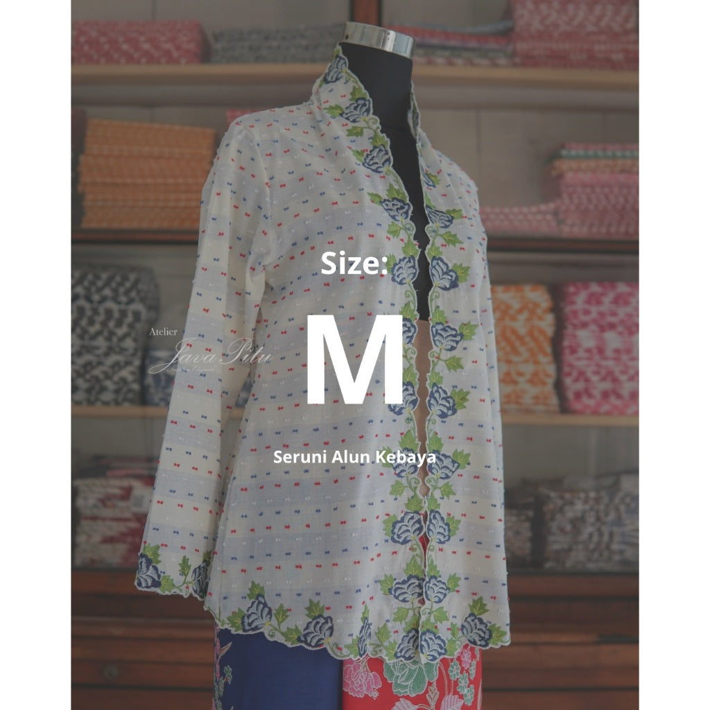 Kebaya Seruni Alun - Handmade Embroidery by JP