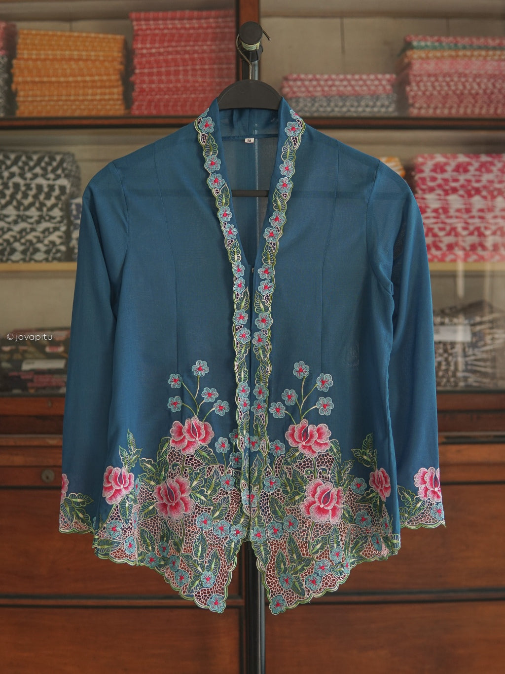 Kebaya Prussian Blue - JavaPitu
