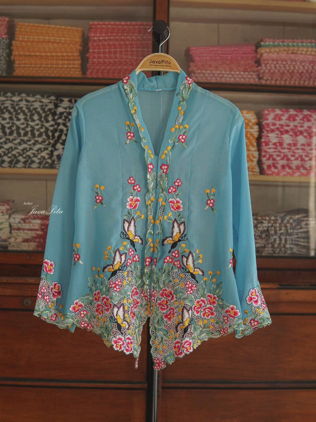 Kebaya Sam Pek Eng Tay - LightBlue - JavaPitu