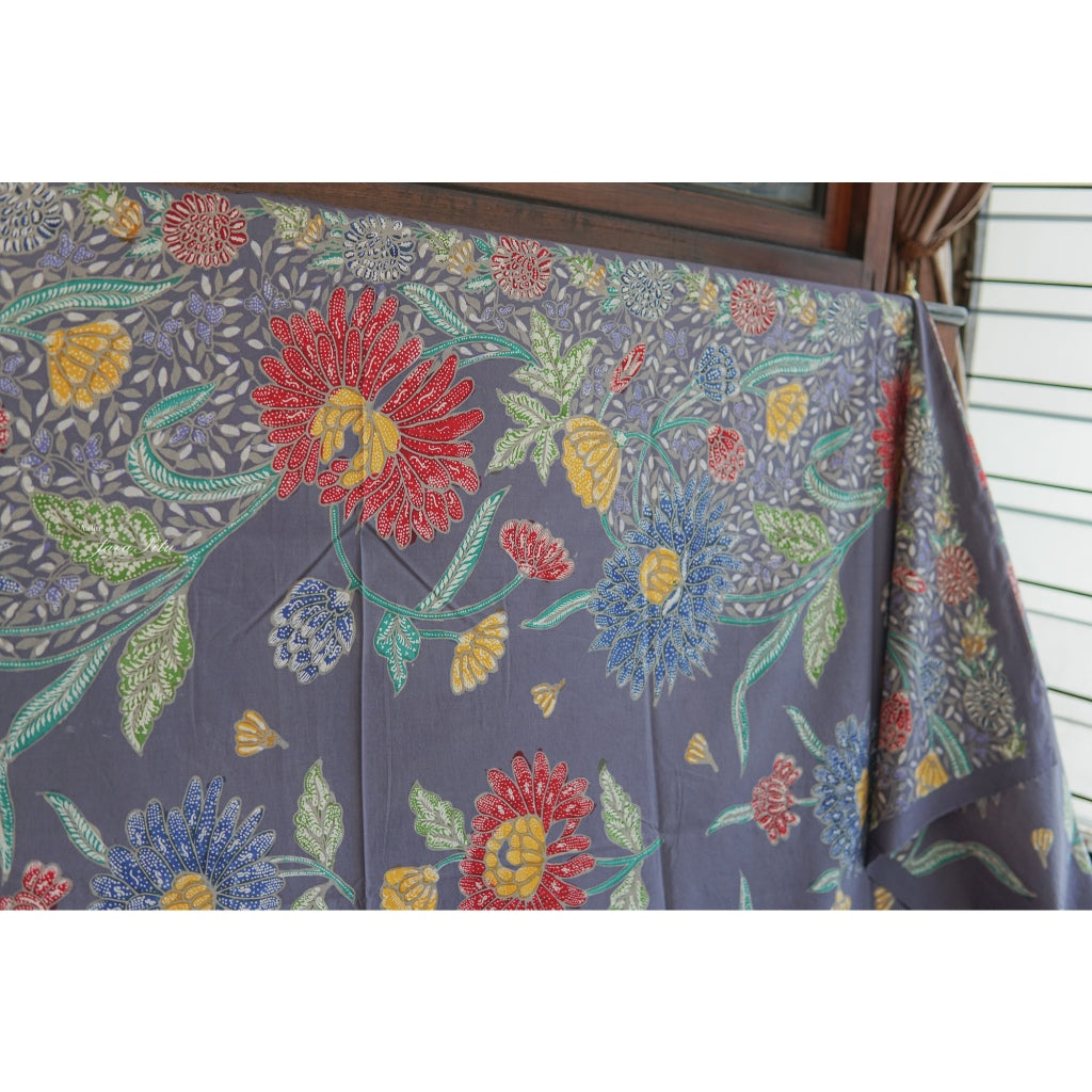 Batik Tulis Cap Tradisional - Chrysant Green - Javapitu