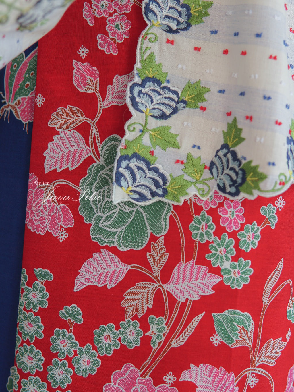 Kebaya Seruni Alun - Handmade Embroidery by JP