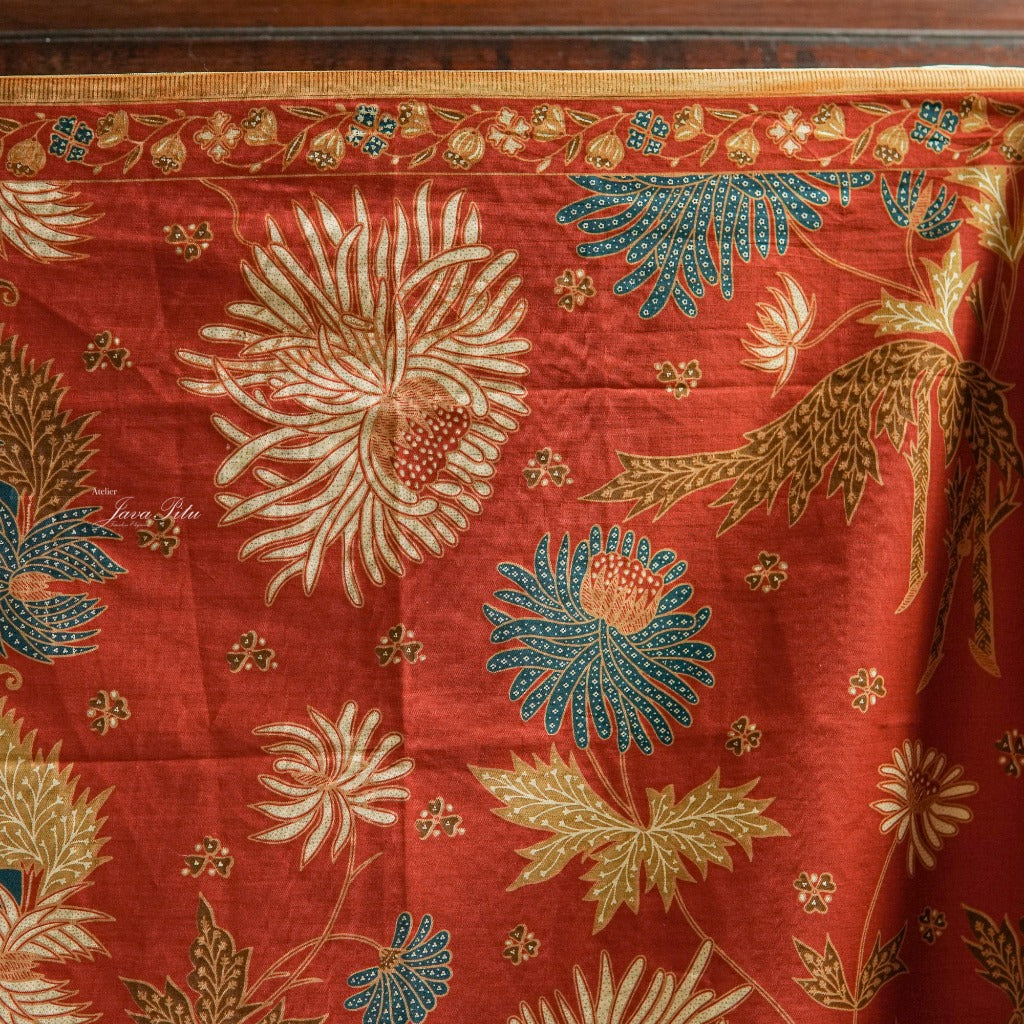 JavaPitu - Kain Batik-Sidoarjo - SeruniBlossom - Chrysargia - Repro Textile