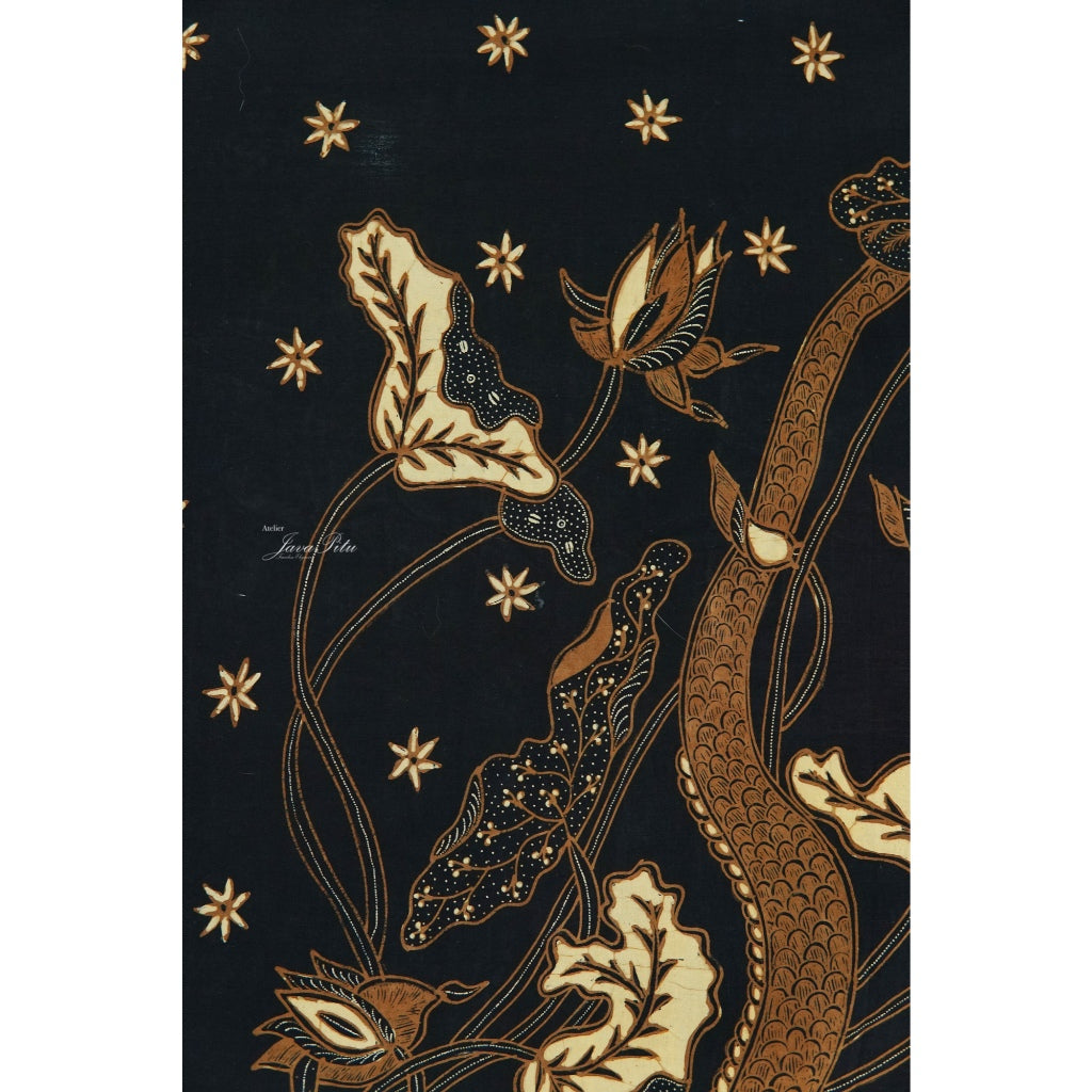 JavaPitu - Batik Tulis Lawasan - Ulo Kembang Lotus - C.1960-1970