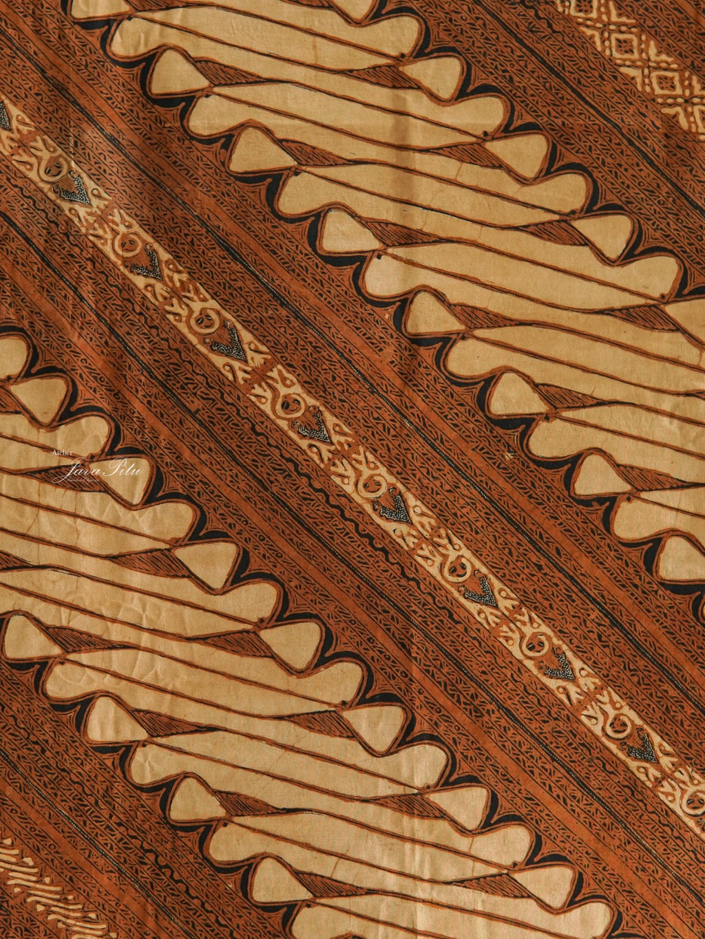 JavaPitu - Batik Tulis Njonjah Hartini - Sogan lawasan - Rujak Senthe Seling Parang