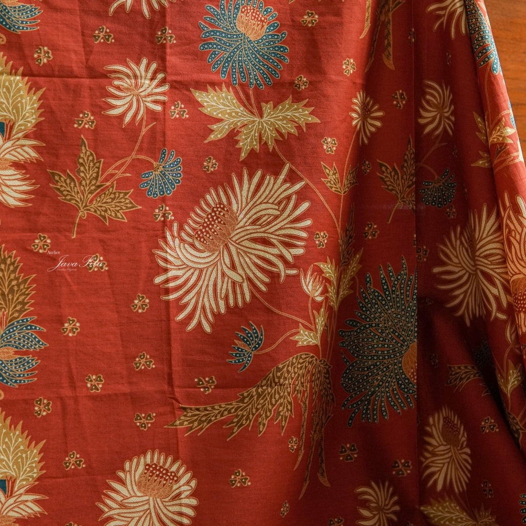 JavaPitu - Kain Batik-Sidoarjo - SeruniBlossom - Chrysargia - Repro Textile