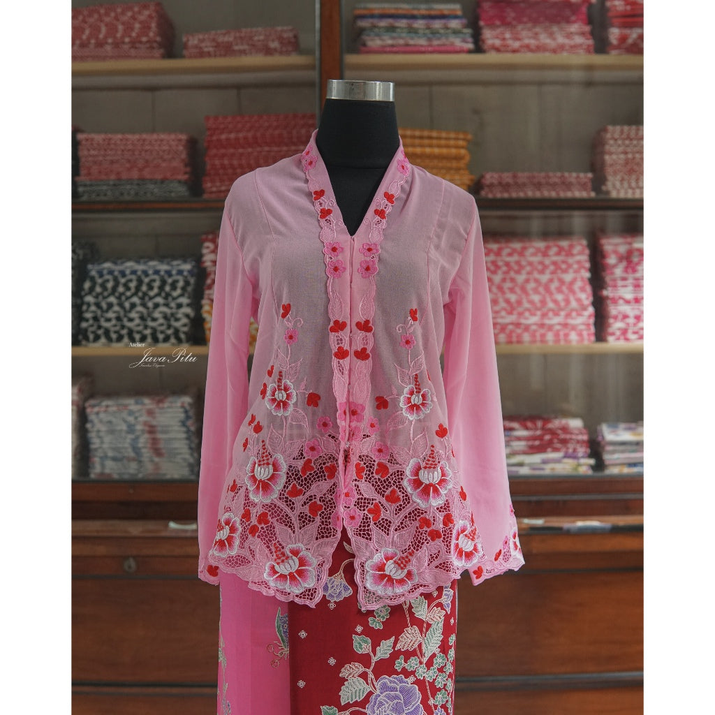 JavaPitu - Kebaya Peranakan - Sekar Tahlia - Handmade Embroidery - 6390