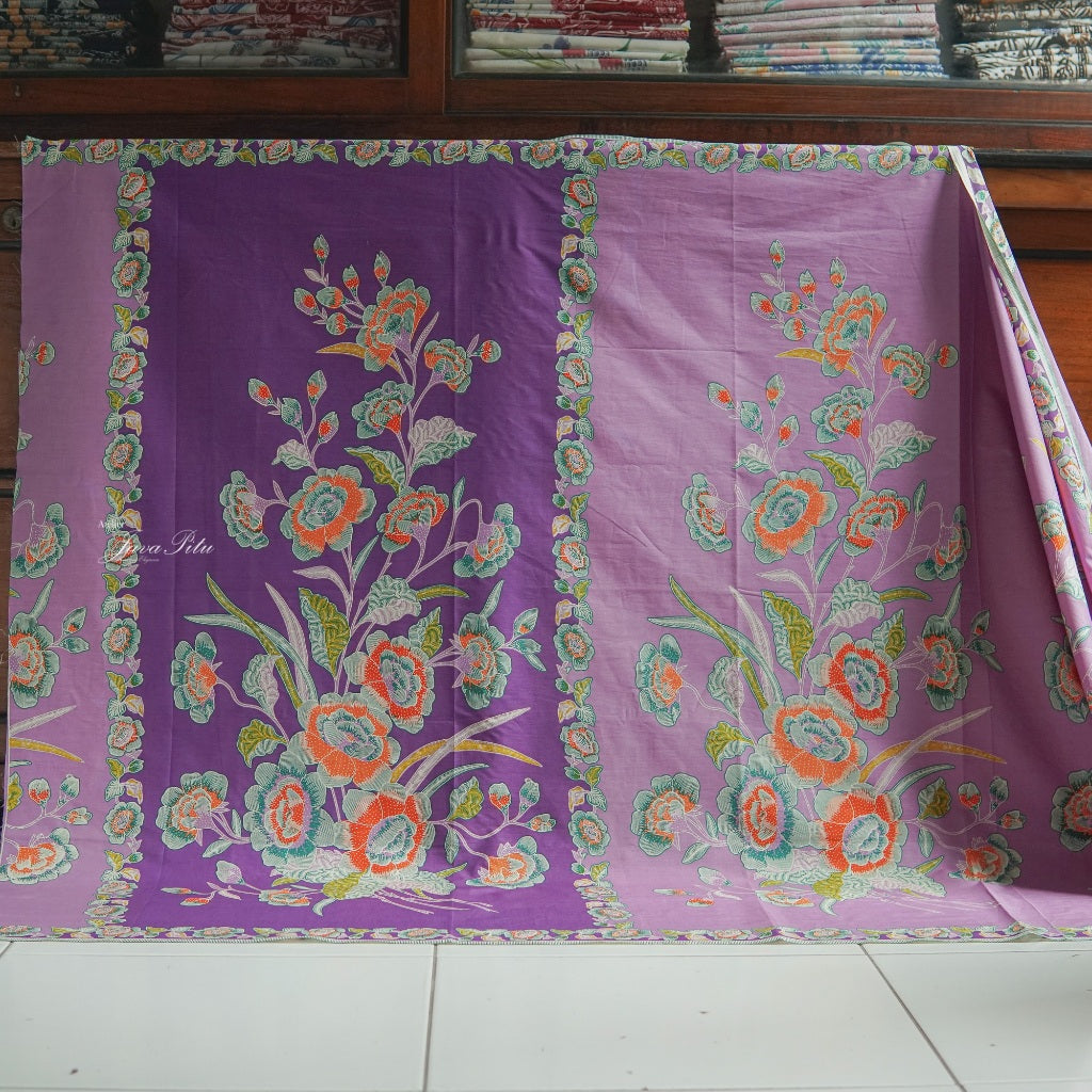 Kain Batik - Hokokai Kupu LatteGlow - Pekalongan - JavaPitu