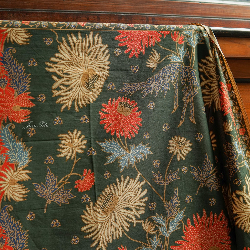 JavaPitu - Kain Batik-Sidoarjo - SeruniBlossom - Thalloessa - Repro Textile