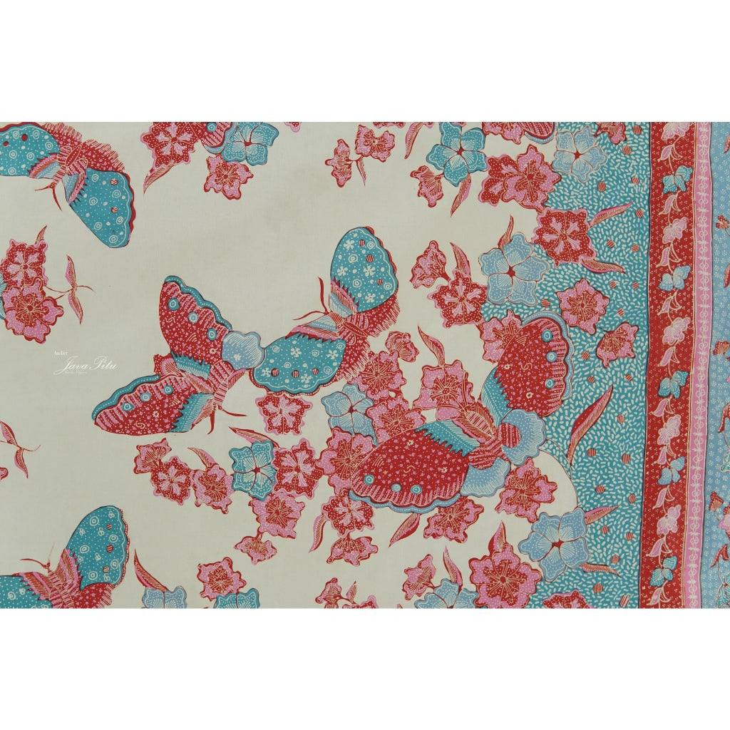 JavaPitu - Batik Tulis Lawasan - Gendongan Hokokai Kupu - C.1970-2000