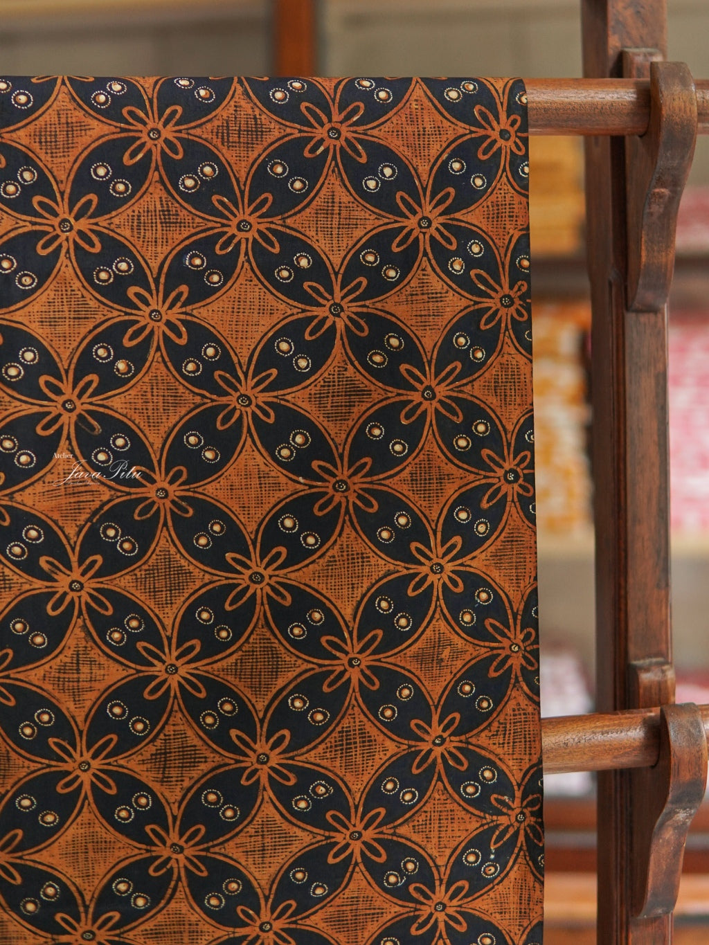 JavaPitu - Batik Tulis Sogan lawasan - Kawung Bintang