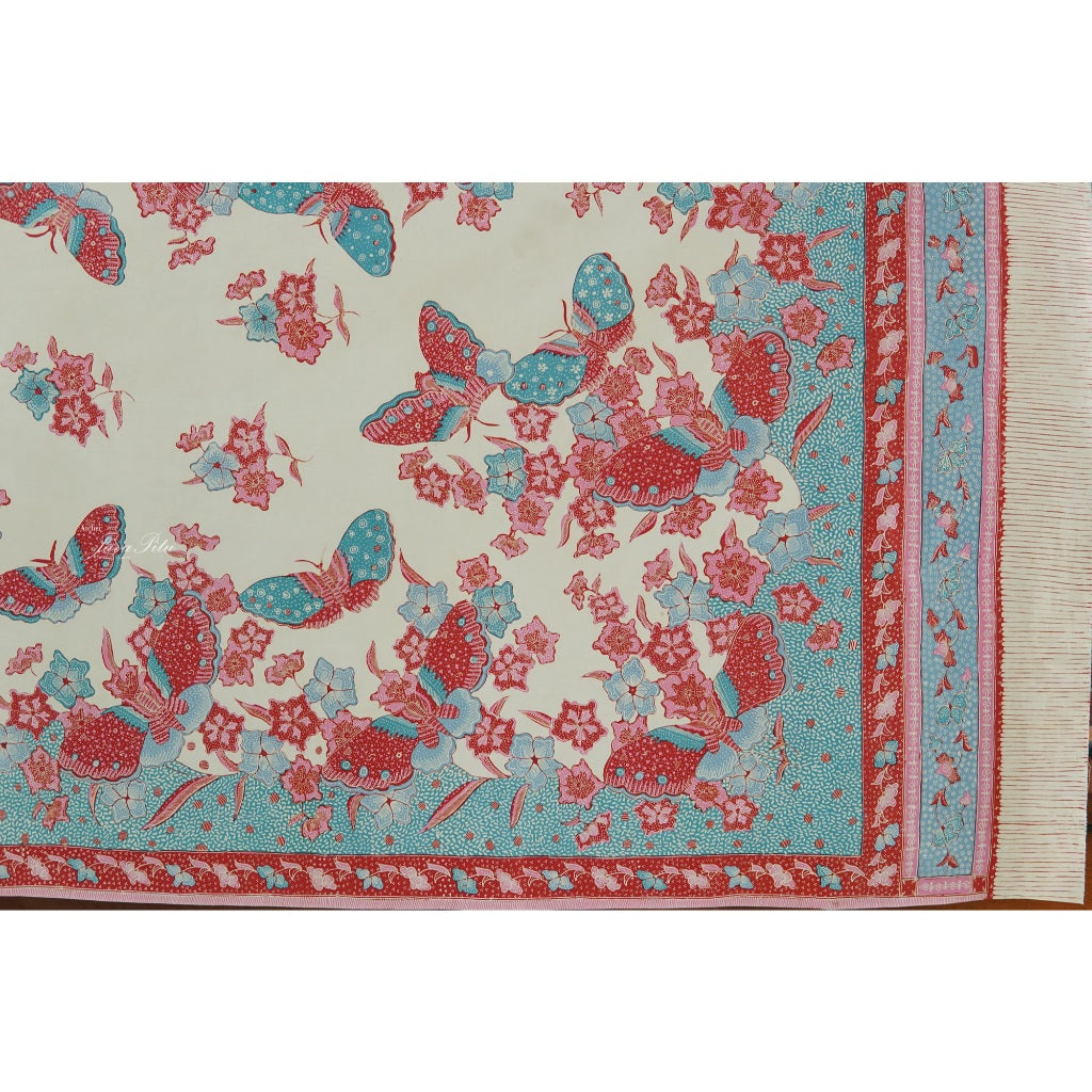 JavaPitu - Batik Tulis Lawasan - Gendongan Hokokai Kupu - C.1970-2000
