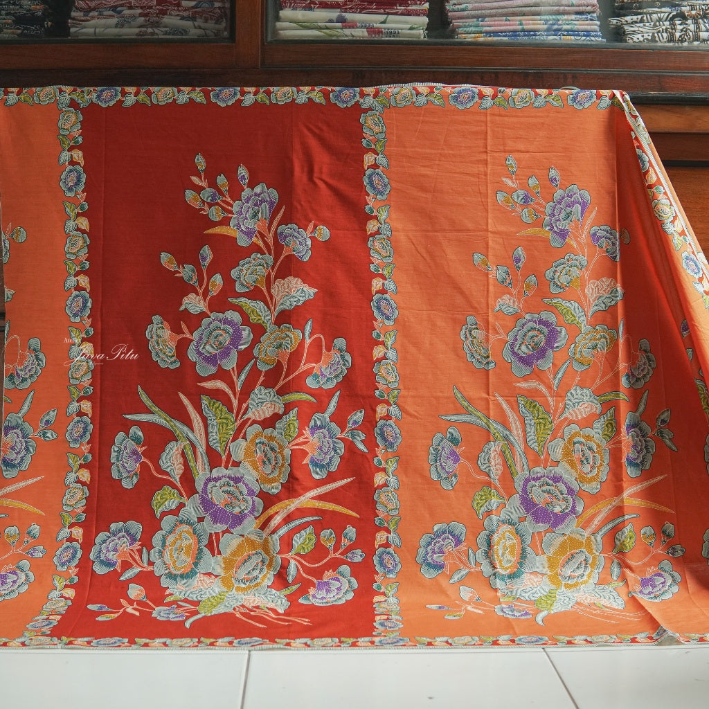 Kain Batik - Hokokai Kupu Lilac - Pekalongan - JavaPitu