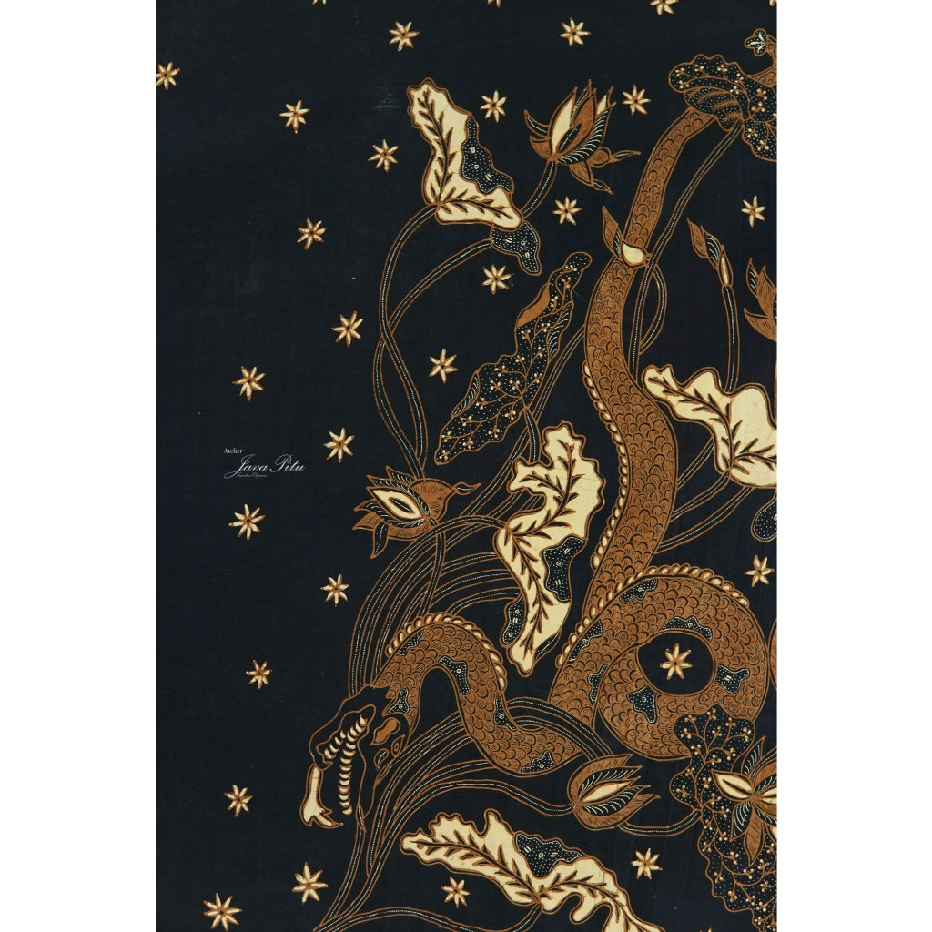 JavaPitu - Batik Tulis Lawasan - Ulo Kembang Lotus - C.1960-1970
