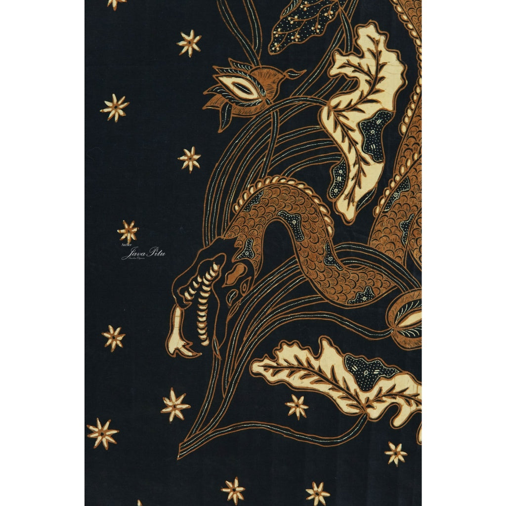 JavaPitu - Batik Tulis Lawasan - Ulo Kembang Lotus - C.1960-1970