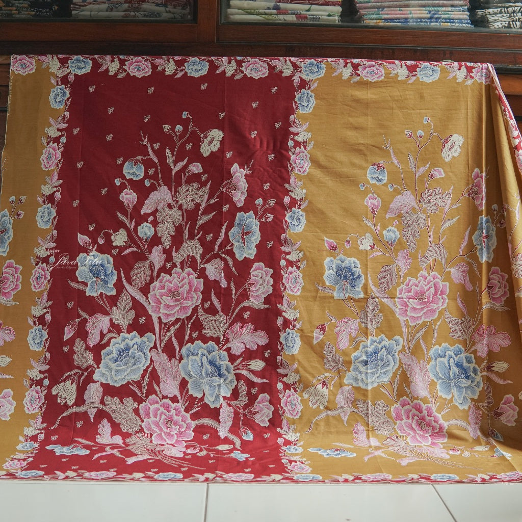 Kain Batik Repro - The Tie Siet LucernaLutea - Pekalongan - JavaPitu