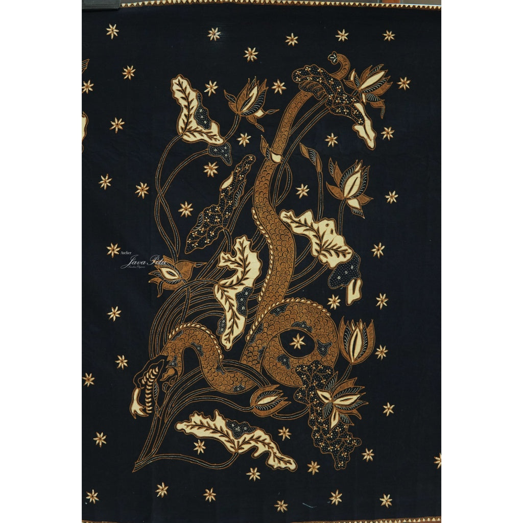 JavaPitu - Batik Tulis Lawasan - Ulo Kembang Lotus - C.1960-1970