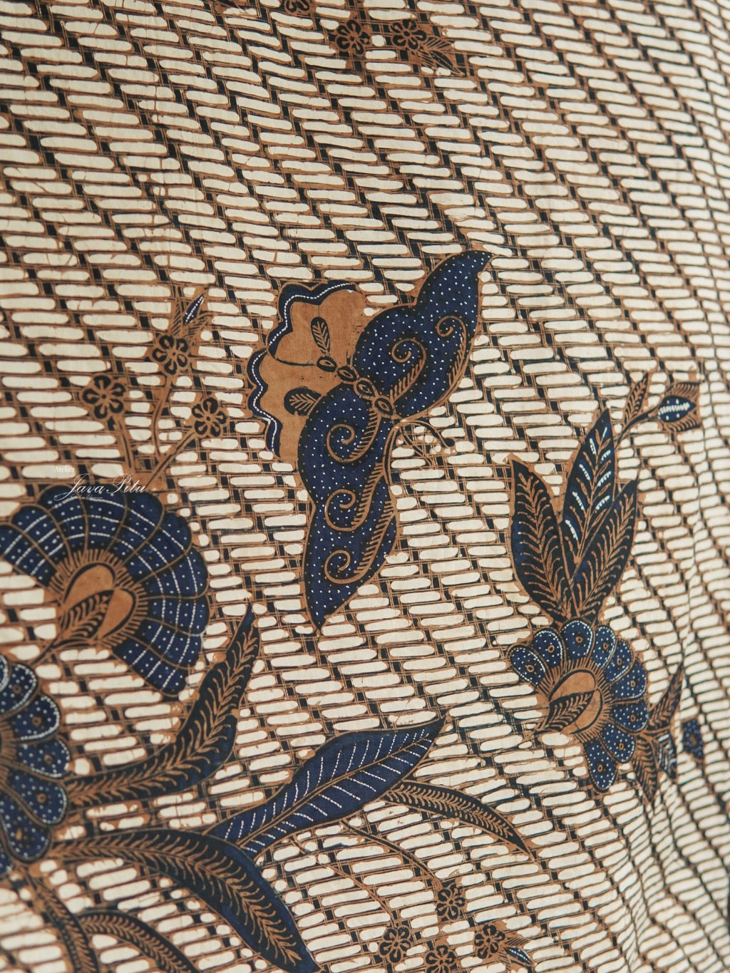 JavaPitu - Batik Tulis Sogan lawasan - Buket Latar Parang Klitik