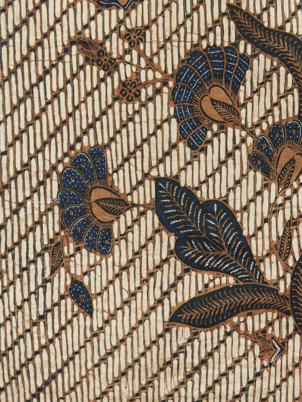 JavaPitu - Batik Tulis Sogan lawasan - Buket Latar Parang Klitik