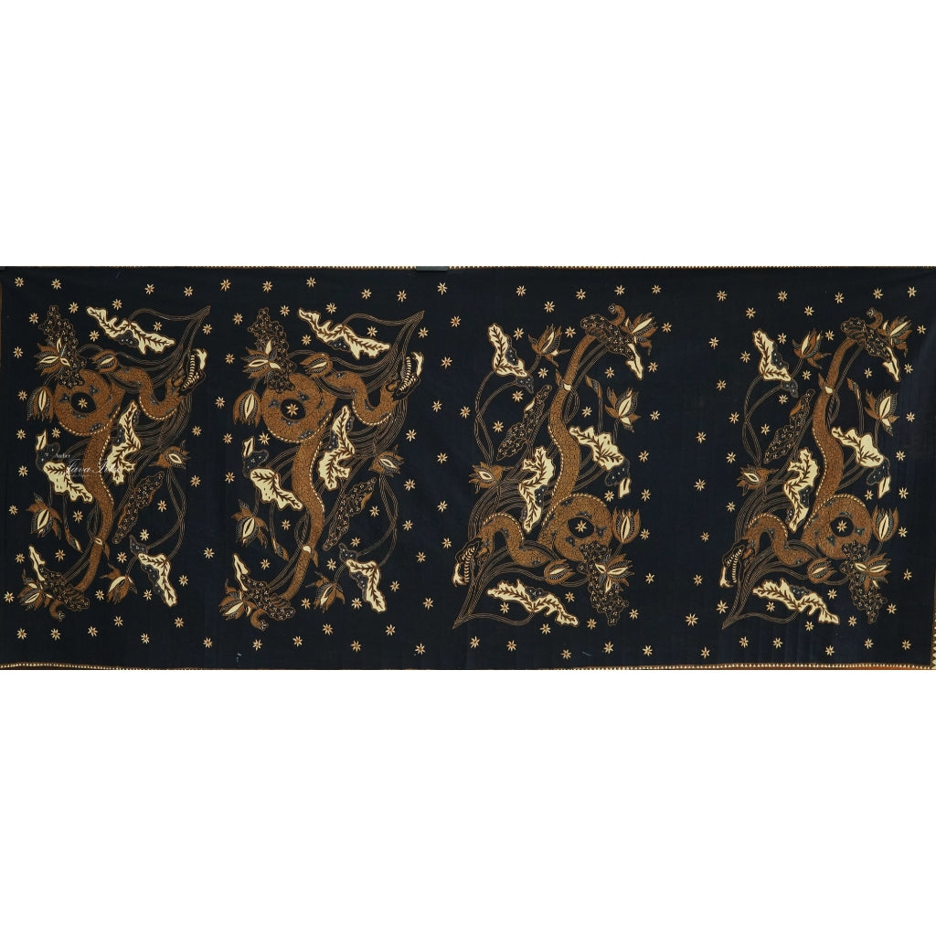 JavaPitu - Batik Tulis Lawasan - Ulo Kembang Lotus - C.1960-1970