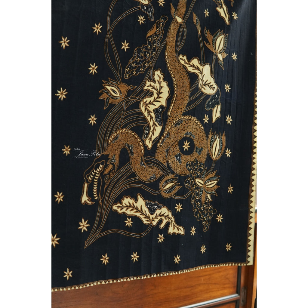 JavaPitu - Batik Tulis Lawasan - Ulo Kembang Lotus - C.1960-1970