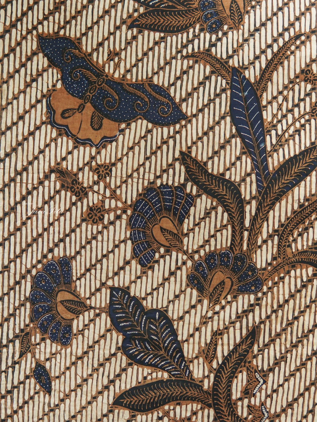 JavaPitu - Batik Tulis Sogan lawasan - Buket Latar Parang Klitik