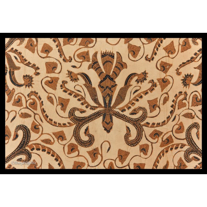 1950s Tulis Batik wax resist " PISAN BALI " Kain Panjang Ibu Pupsaningrat