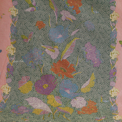Kain Batik Halus - Bunga Magnolia - MintBlush
