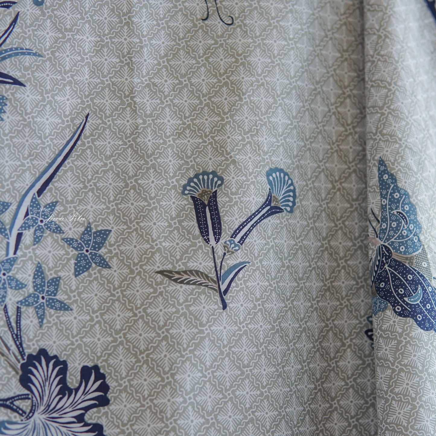 Kain Batik - Kudus Pekalongan - SageBlue - JavaPitu
