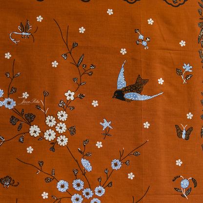 Batik Textile -  J.Jans - CinnamonMocha