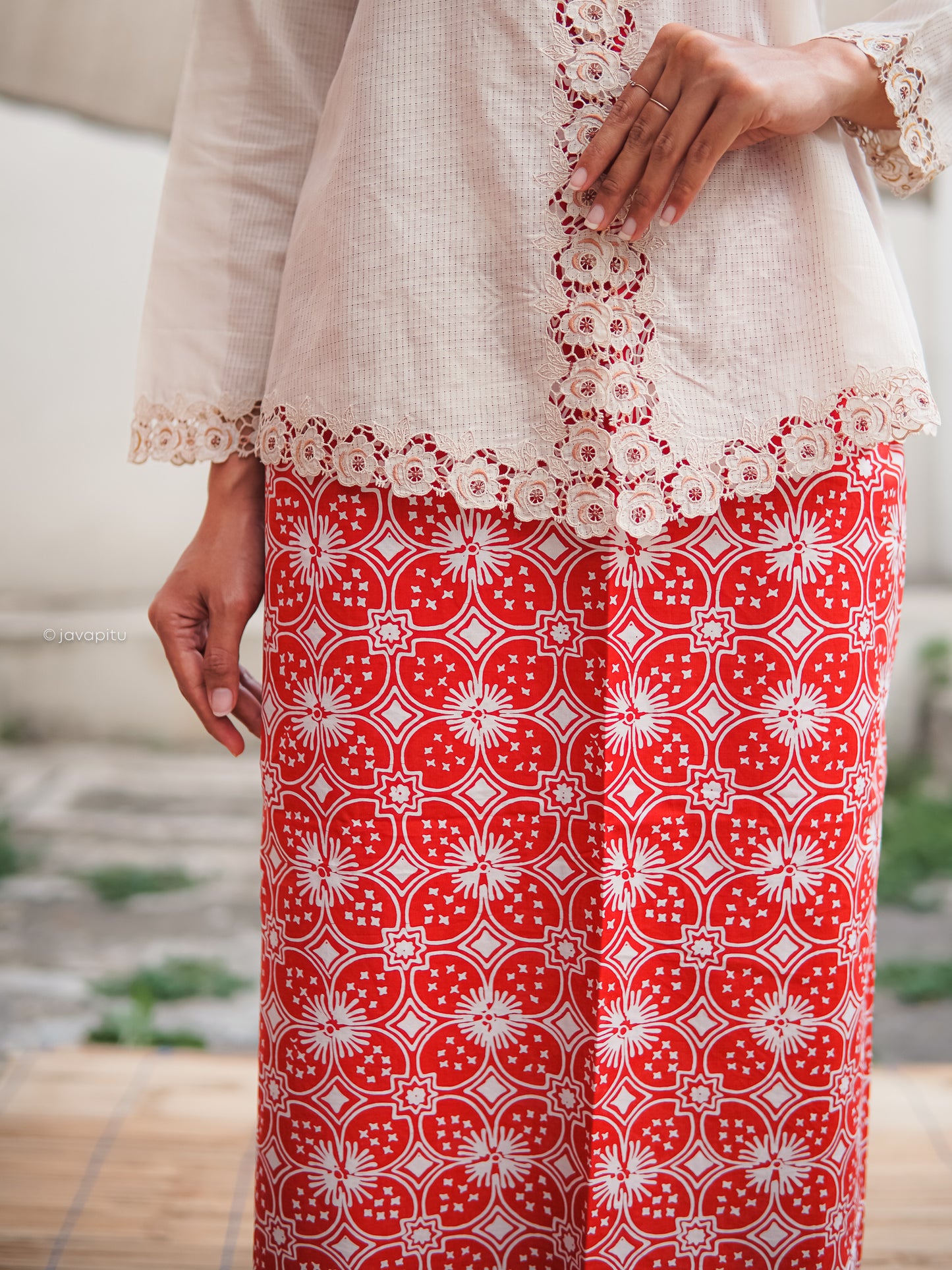 Batik Cap Tradisional - Swastika - Javapitu